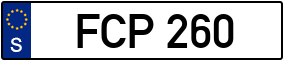 Truck License Plate